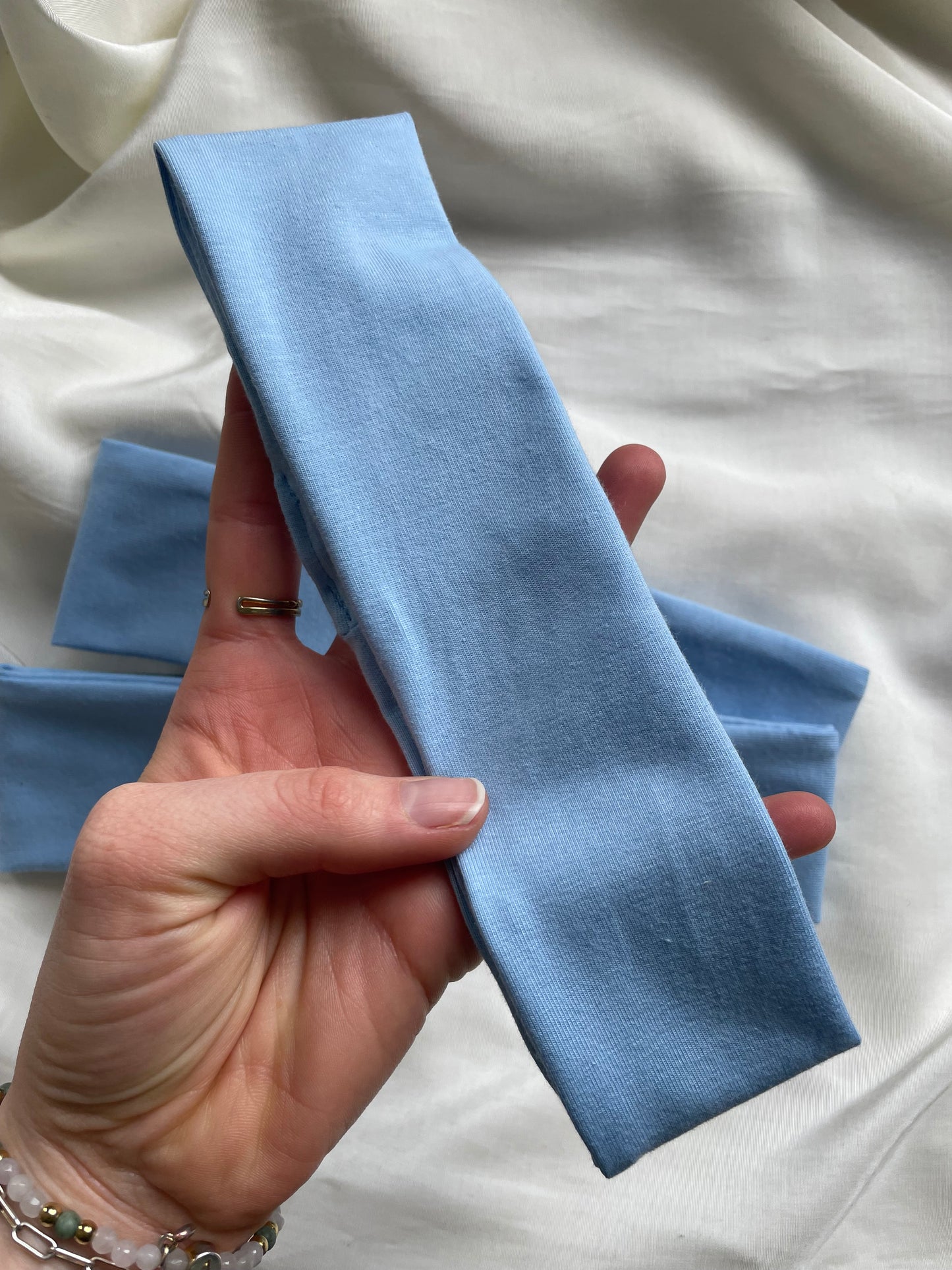 Haarband Hellblau