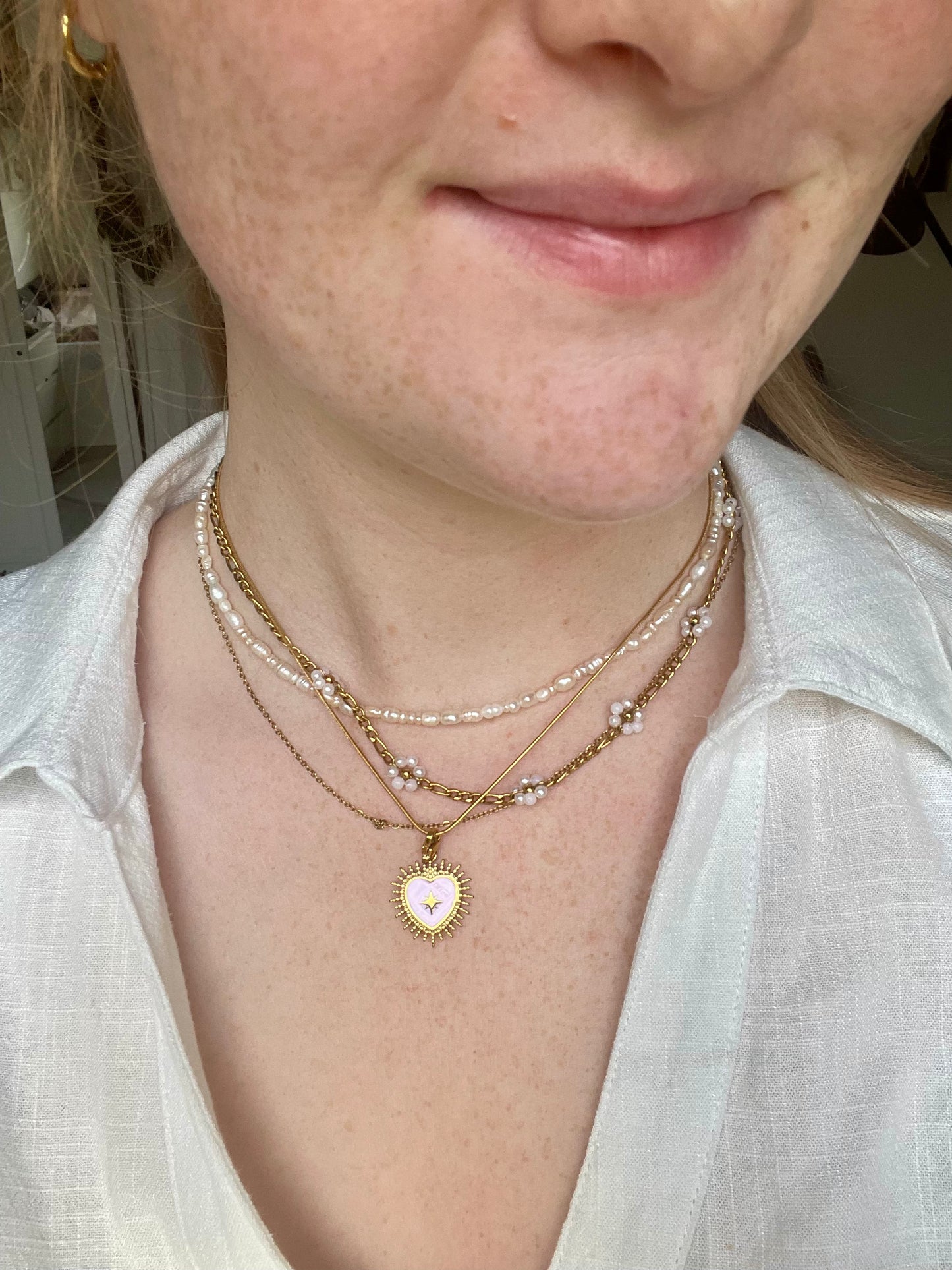 Edelstahl Kette Splash Love