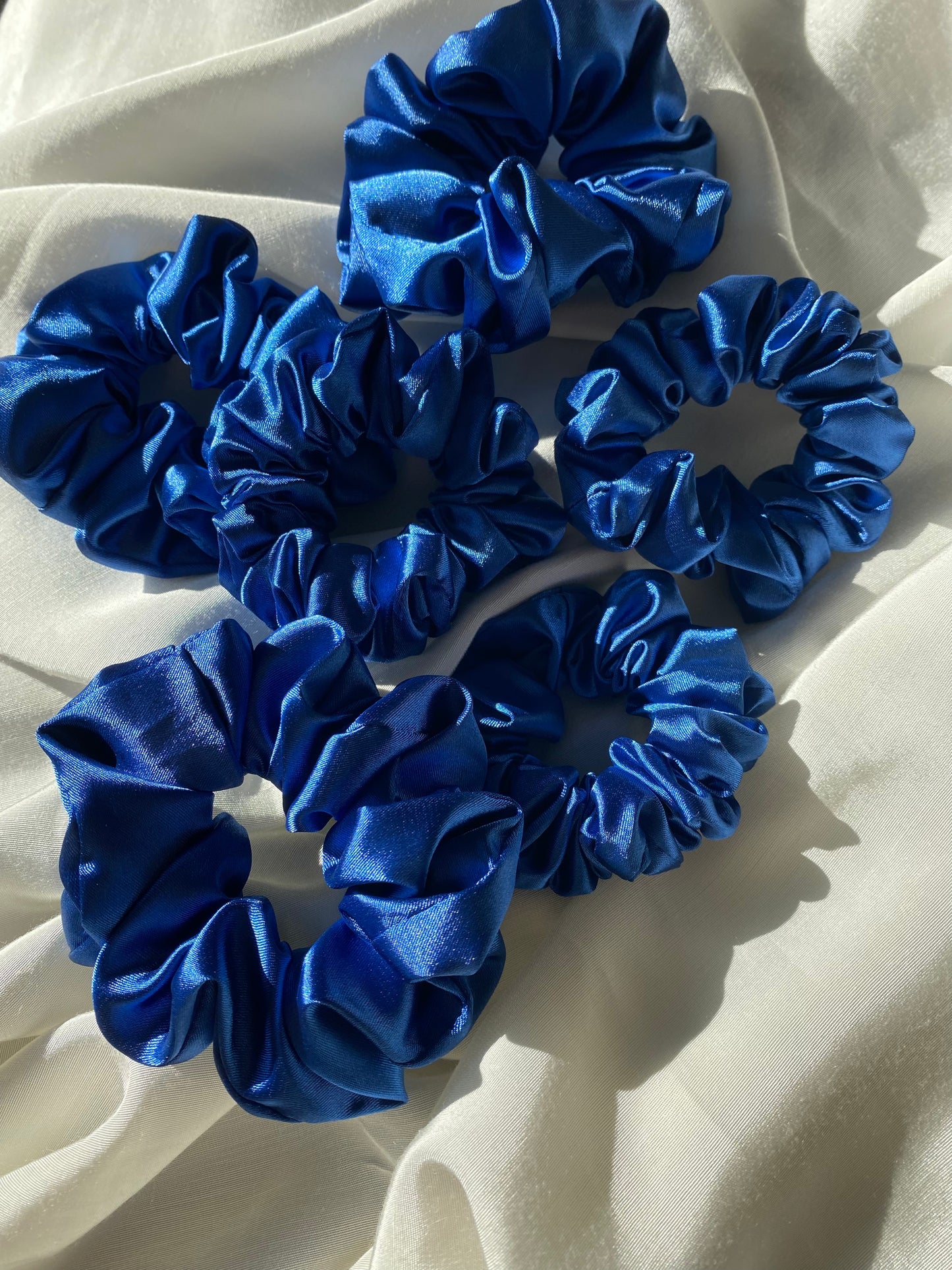 Scrunchie Royalblau