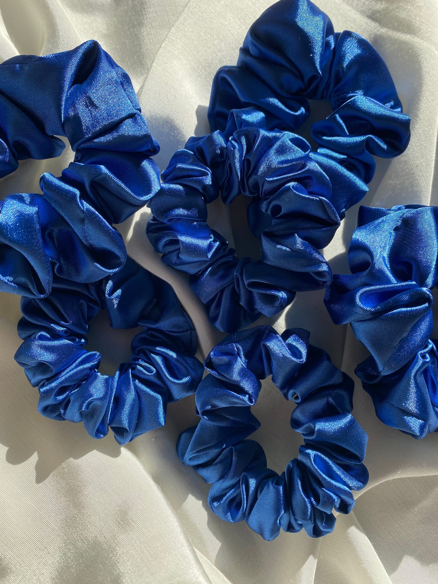 Scrunchie Royalblau