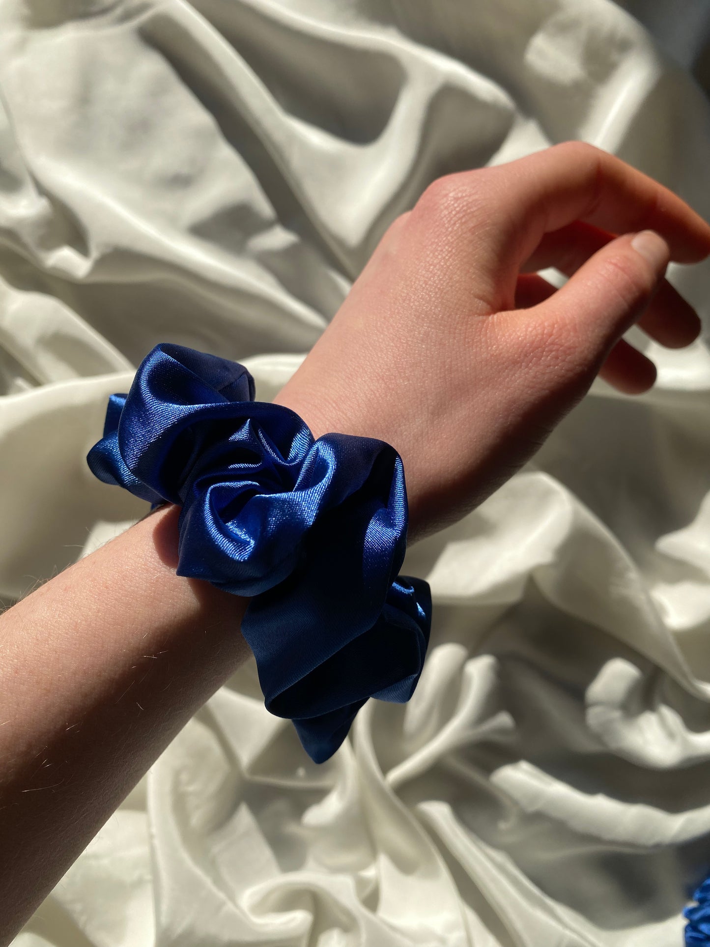 Scrunchie Royalblau
