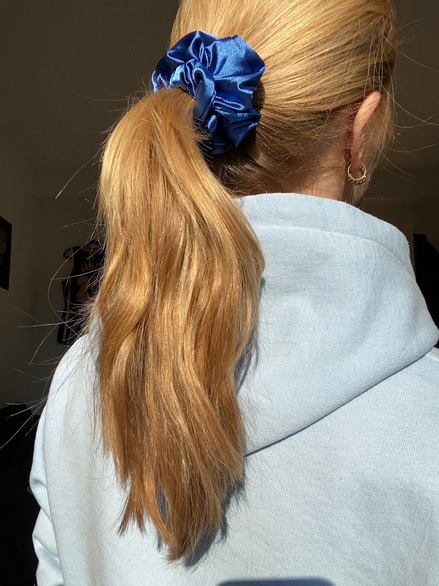 Scrunchie Royalblau