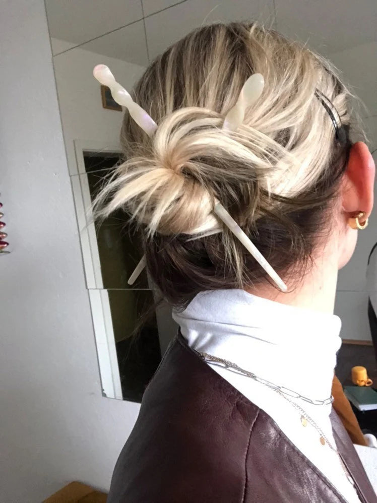 Haarnadel Haarstäbchen Chignon Pin Cellulose Acetat Haarpin