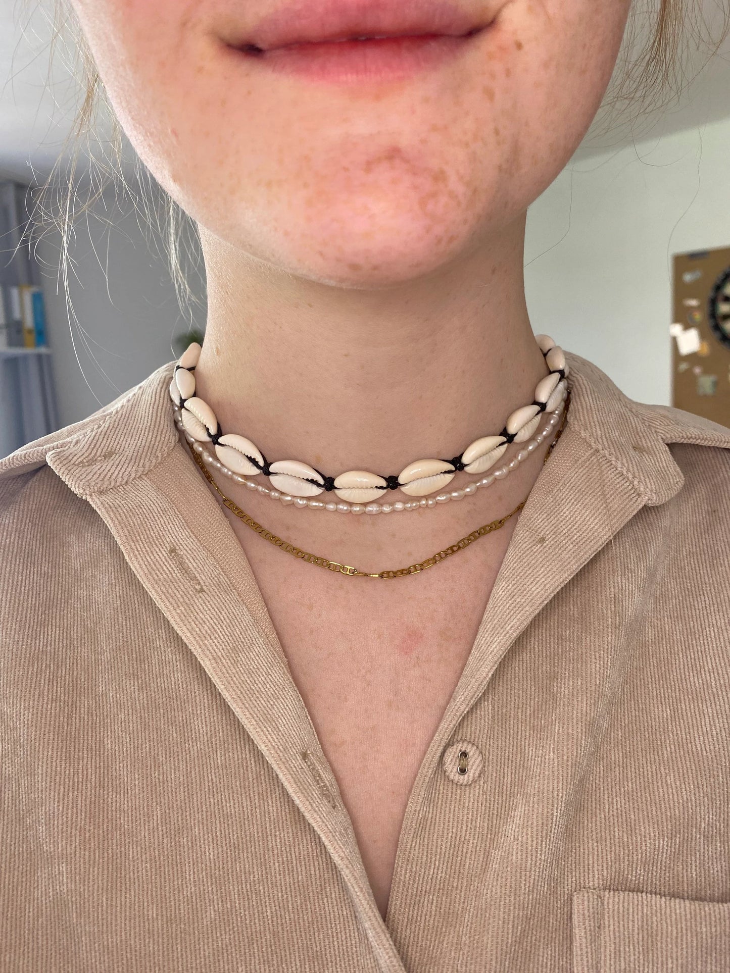 Muschelkette Halskette Muscheln Unisex