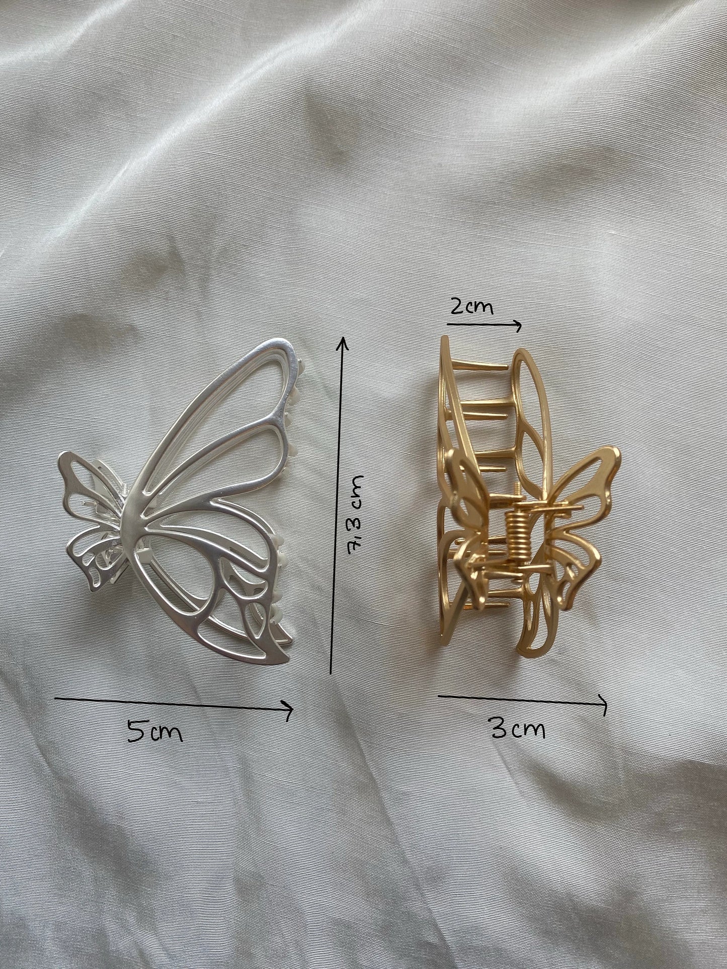Schmetterling Metall Spange
