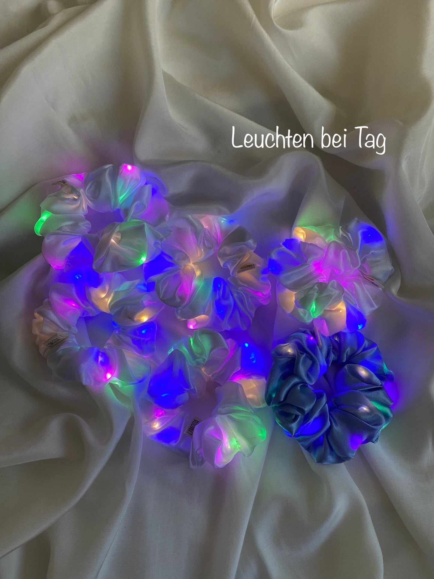 LED Scrunchie leuchtend
