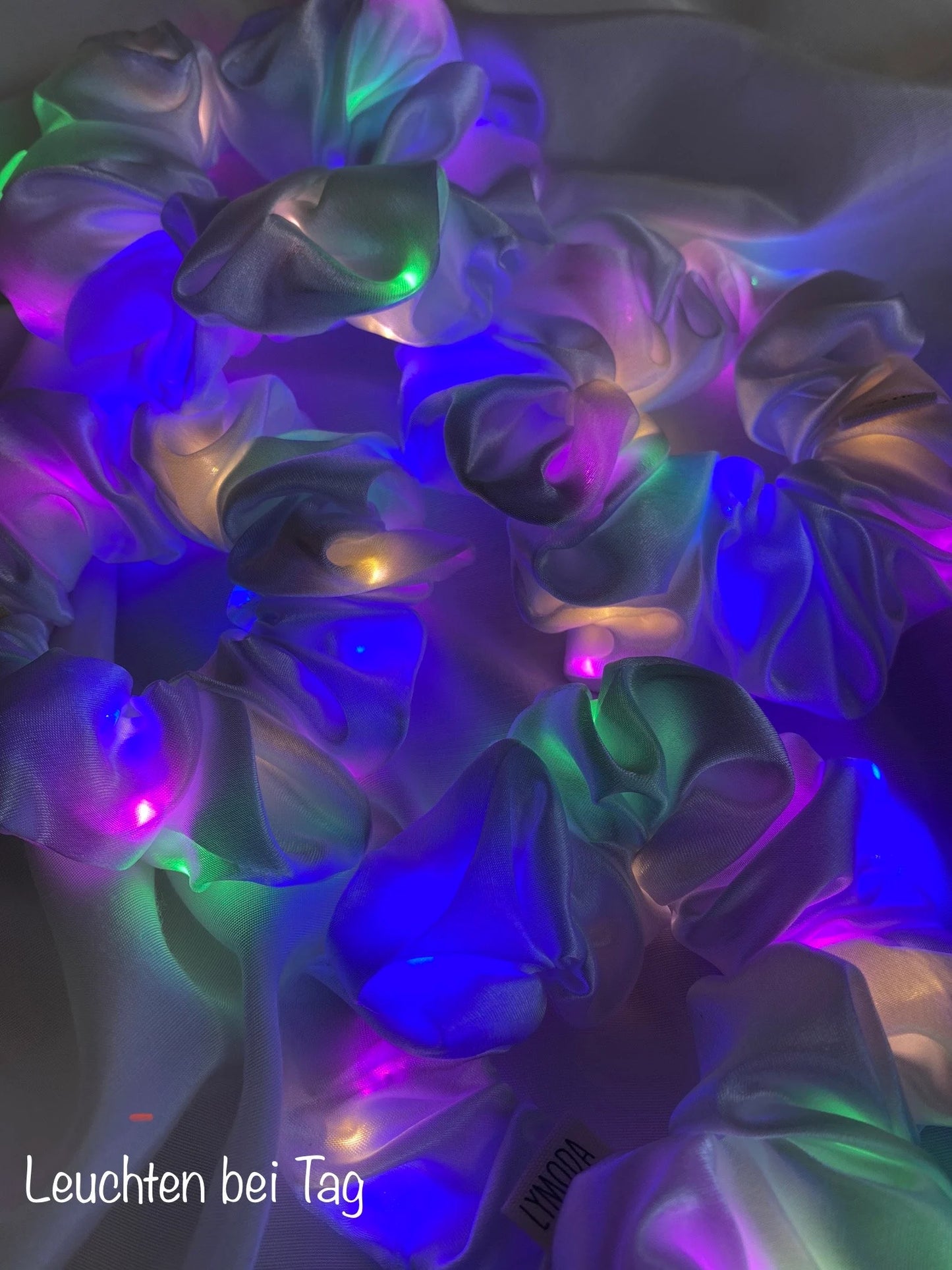 LED Scrunchie leuchtend