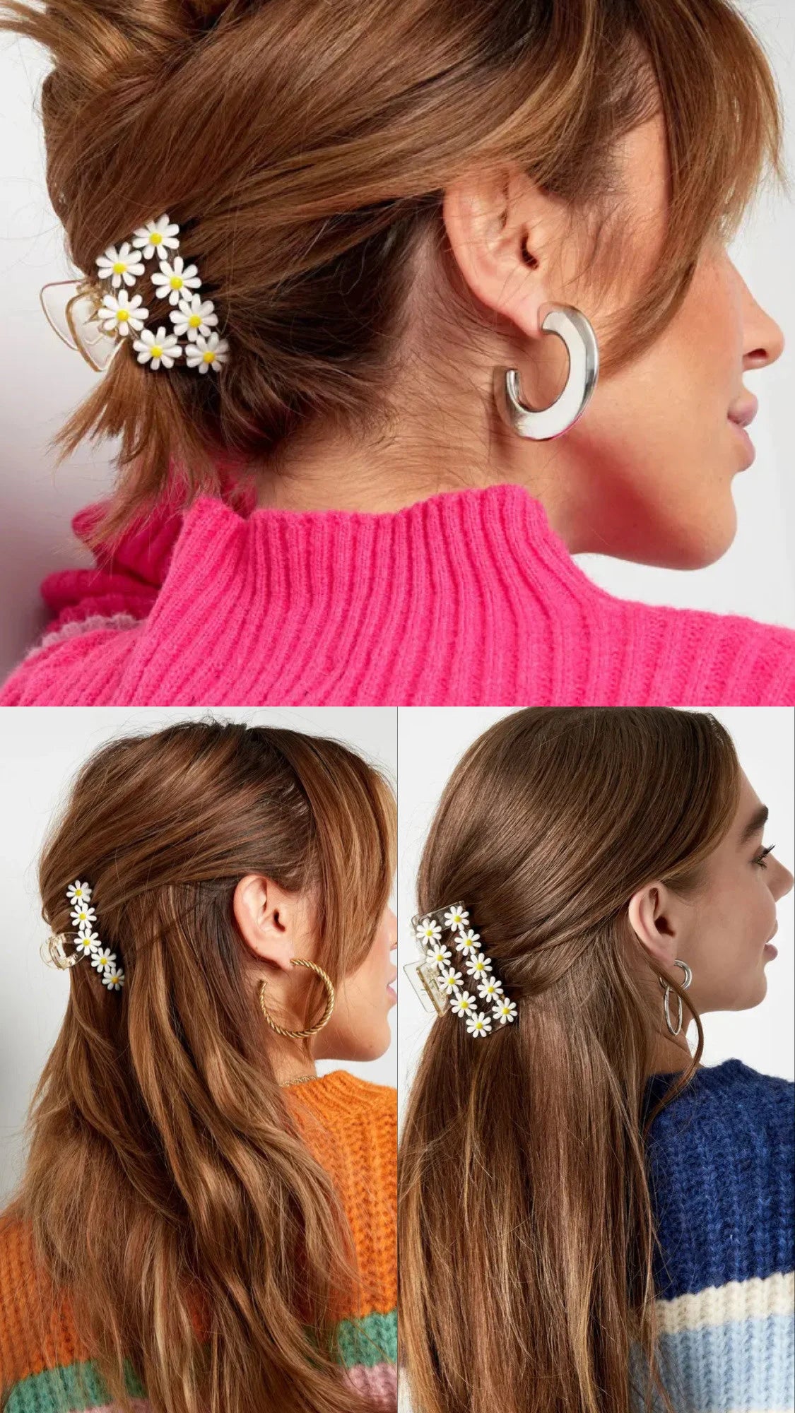Haarspange Daisy Gänseblümchen