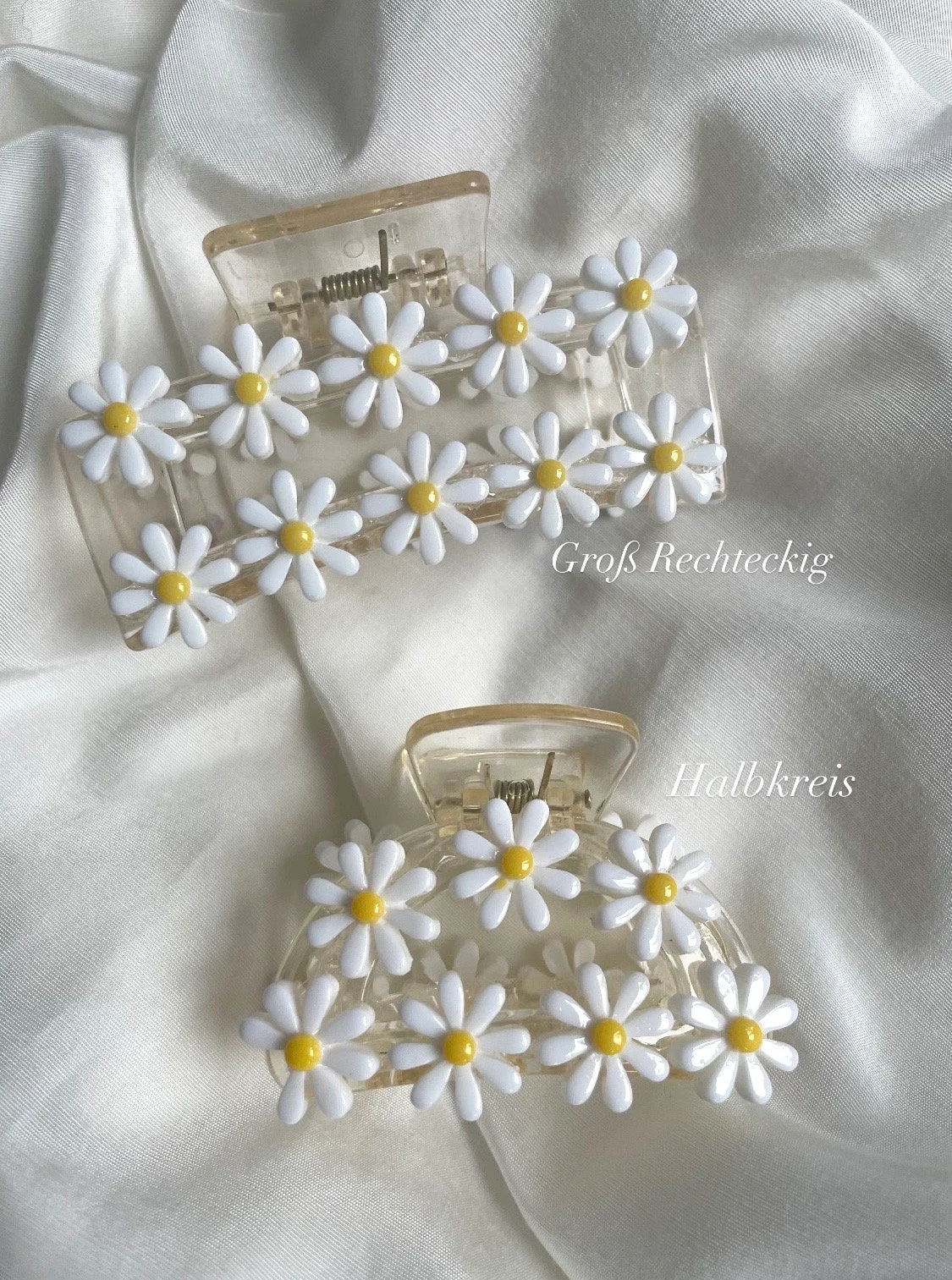 Haarspange Daisy Gänseblümchen