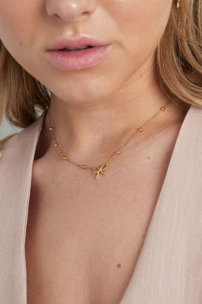 Edelstahl Kette Bow