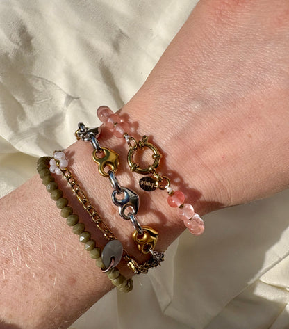 Edelstahl Armband Pearl