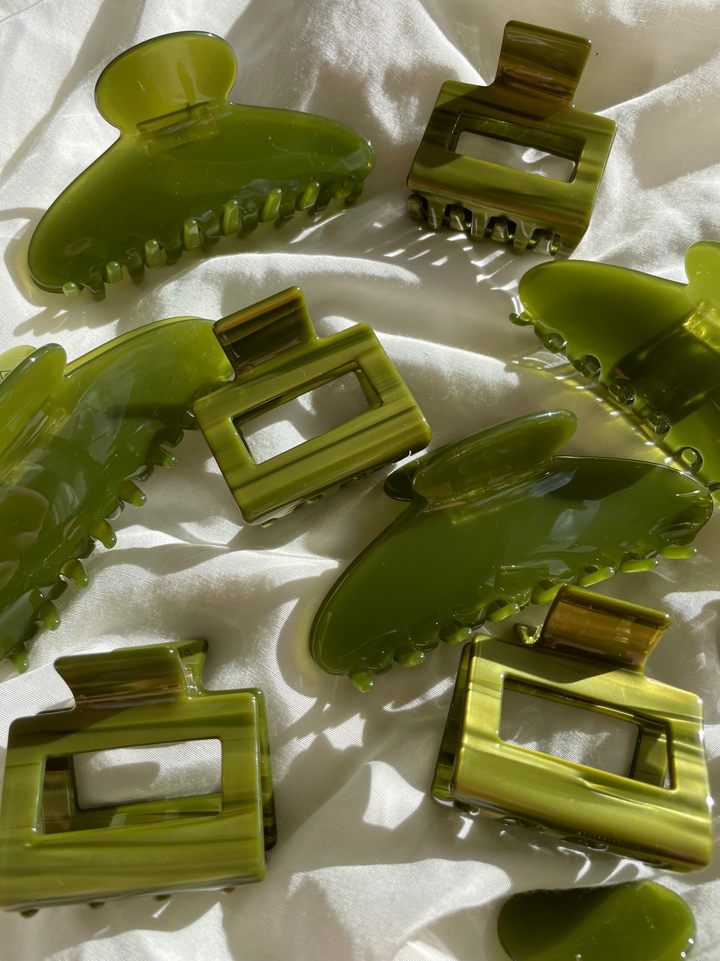 Haarspange Moon Matcha