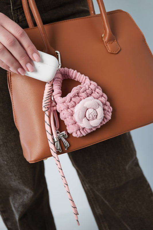 Keychain Taschenanhänger Flower Bag