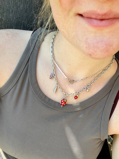 Edelstahl Kette Strawberry Hearth