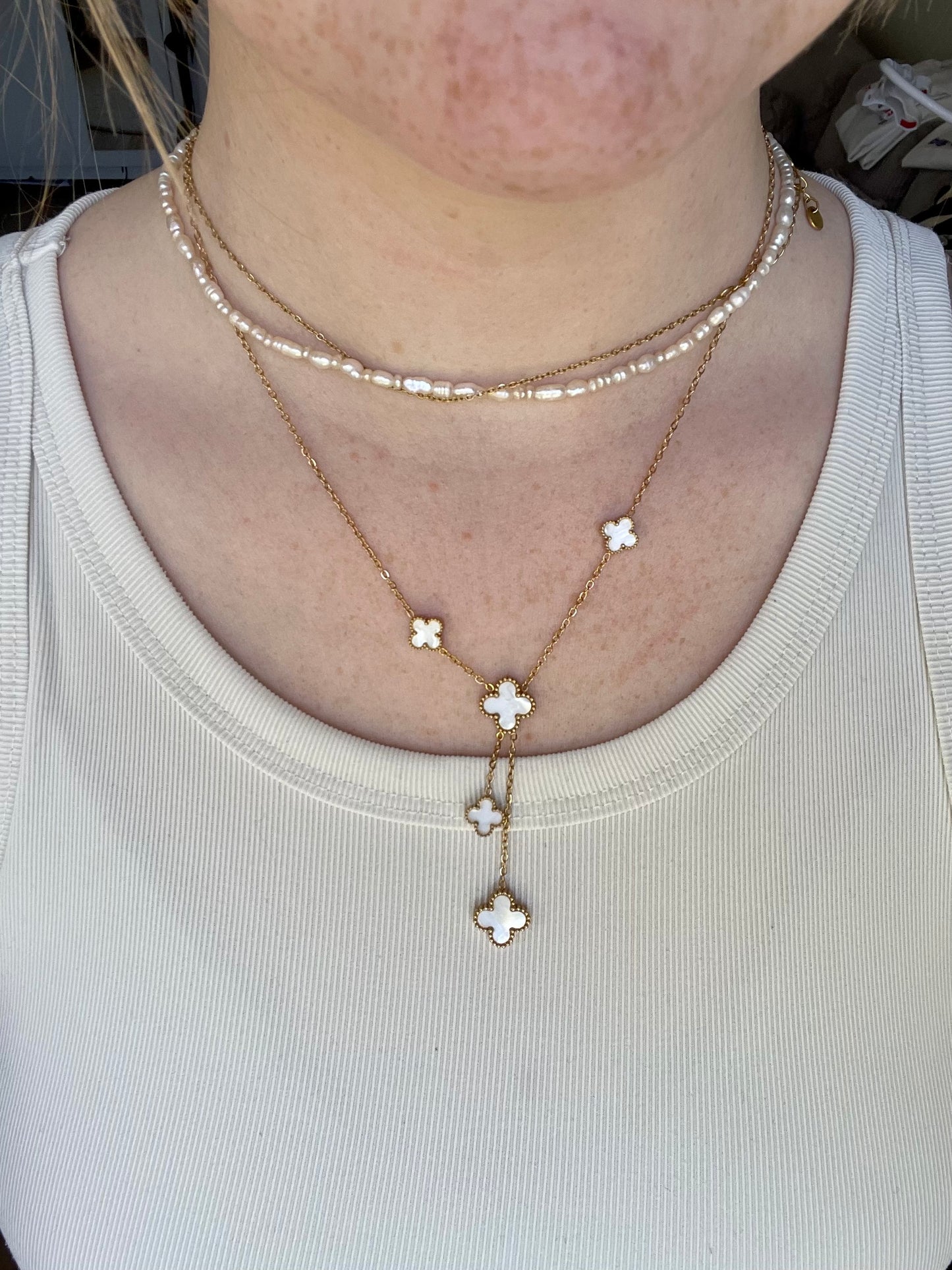 Edelstahl Kette Premium Clovers