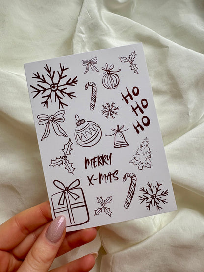 Karte "XMAS"