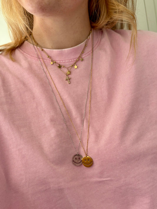 Edelstahl Kette Long SMILE