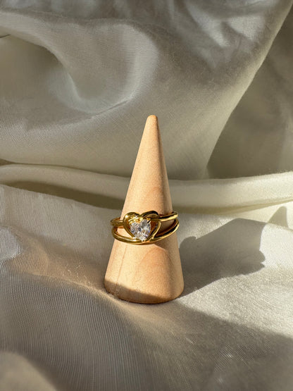 Edelstahl Ring Valentine