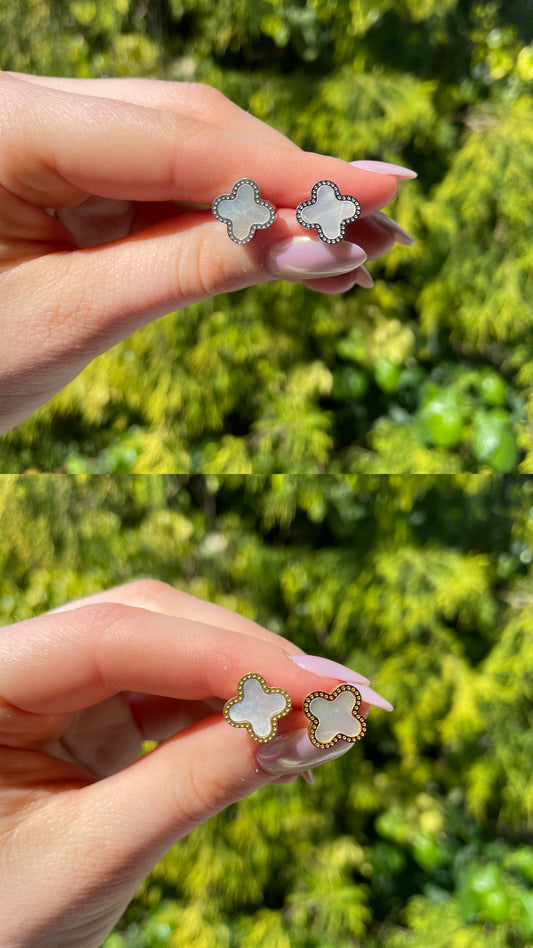 Edelstahl Ohrringe Clovers Basic