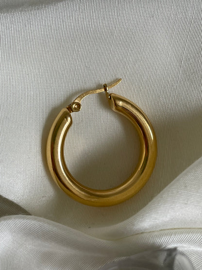 Edelstahl Ohrringe Creolen 3cm