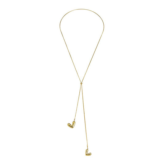 Edelstahl Kette Long Love