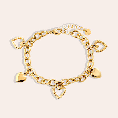 Edelstahl Armband Big Love