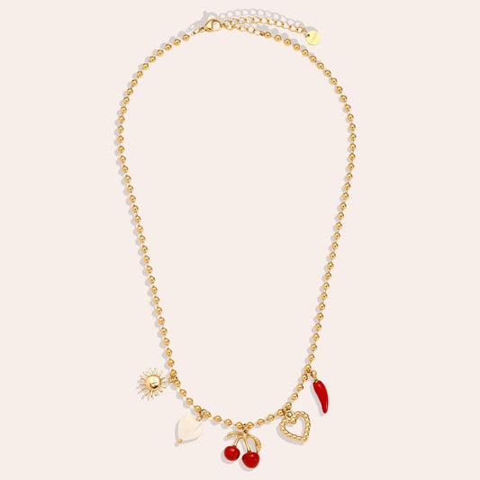 Edelstahl Kette Cherry Hearth