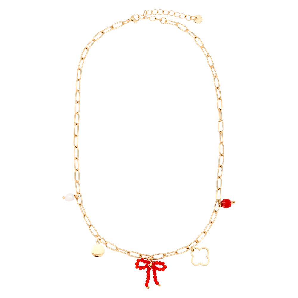 Charm Kette Bow