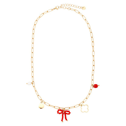 Charm Kette Bow
