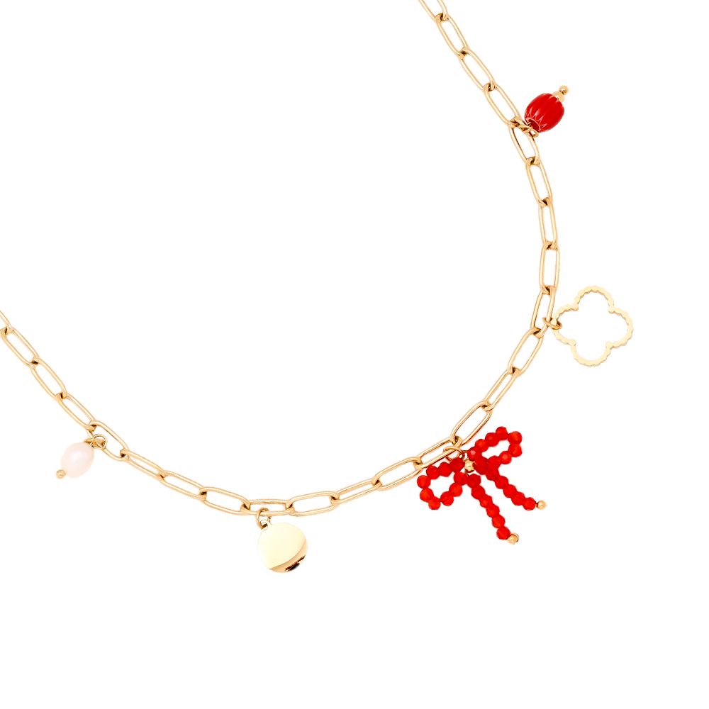 Charm Kette Bow