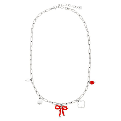 Charm Kette Bow
