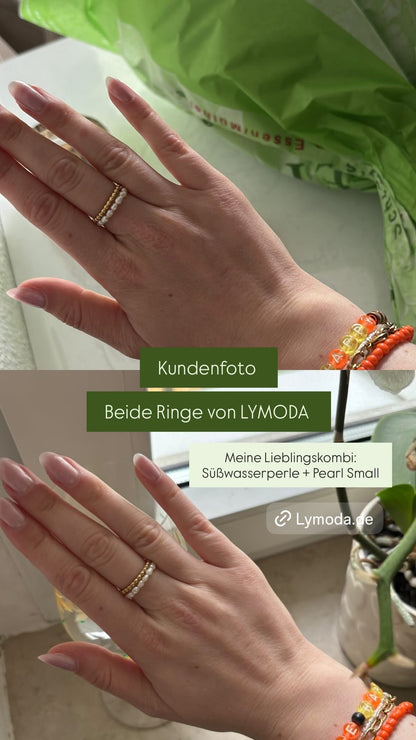 Süßwasserperlen Ring