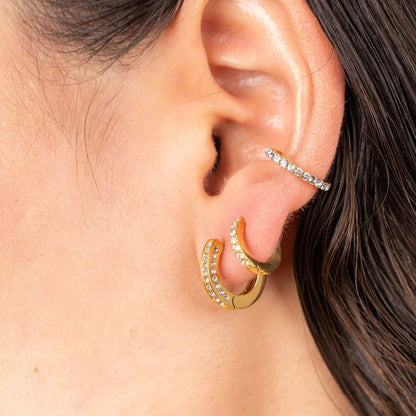 Edelstahl Ohrringe Classy 7 Diamonds