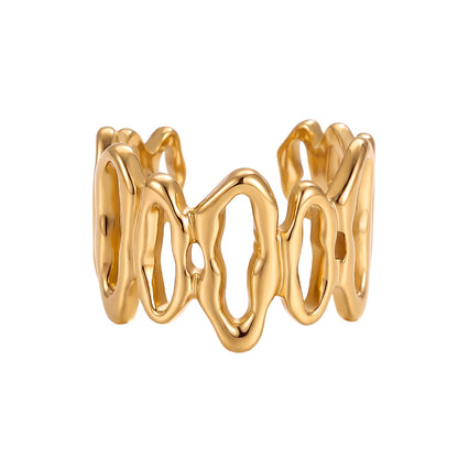 Edelstahl Ring Art