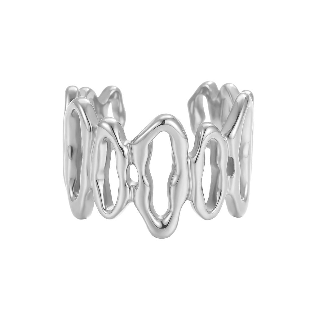 Edelstahl Ring Art