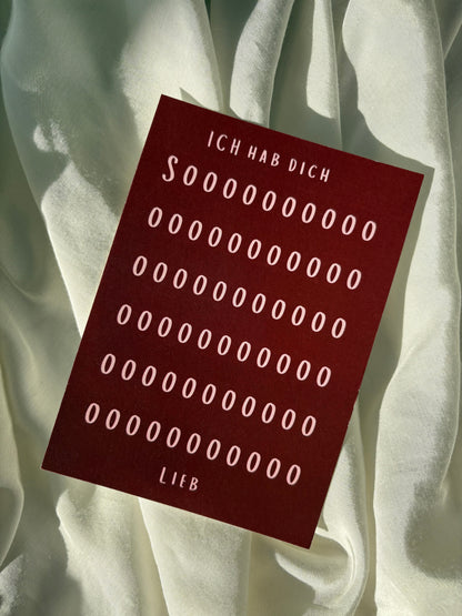 Postkarte Valentinstag