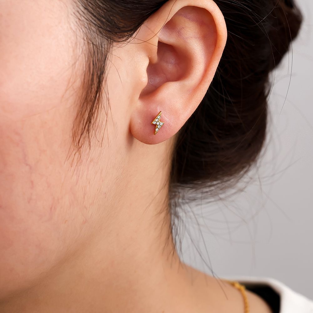 Edelstahl Piercing Blitz