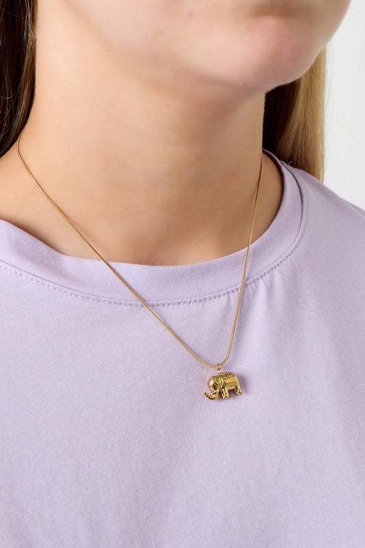 Edelstahl Kette Elefant