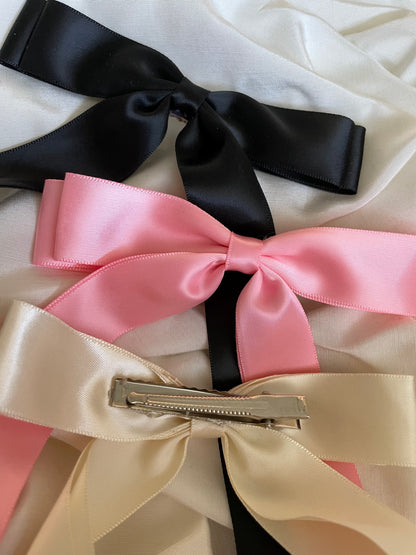 Haarschleife Satin Klein