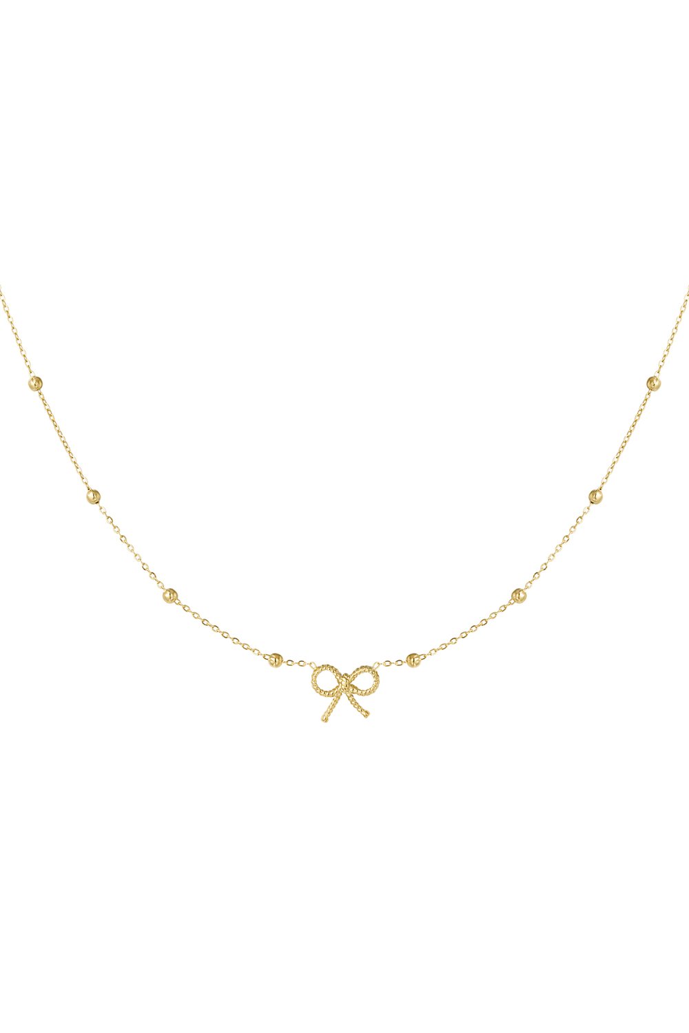 Edelstahl Kette Bow
