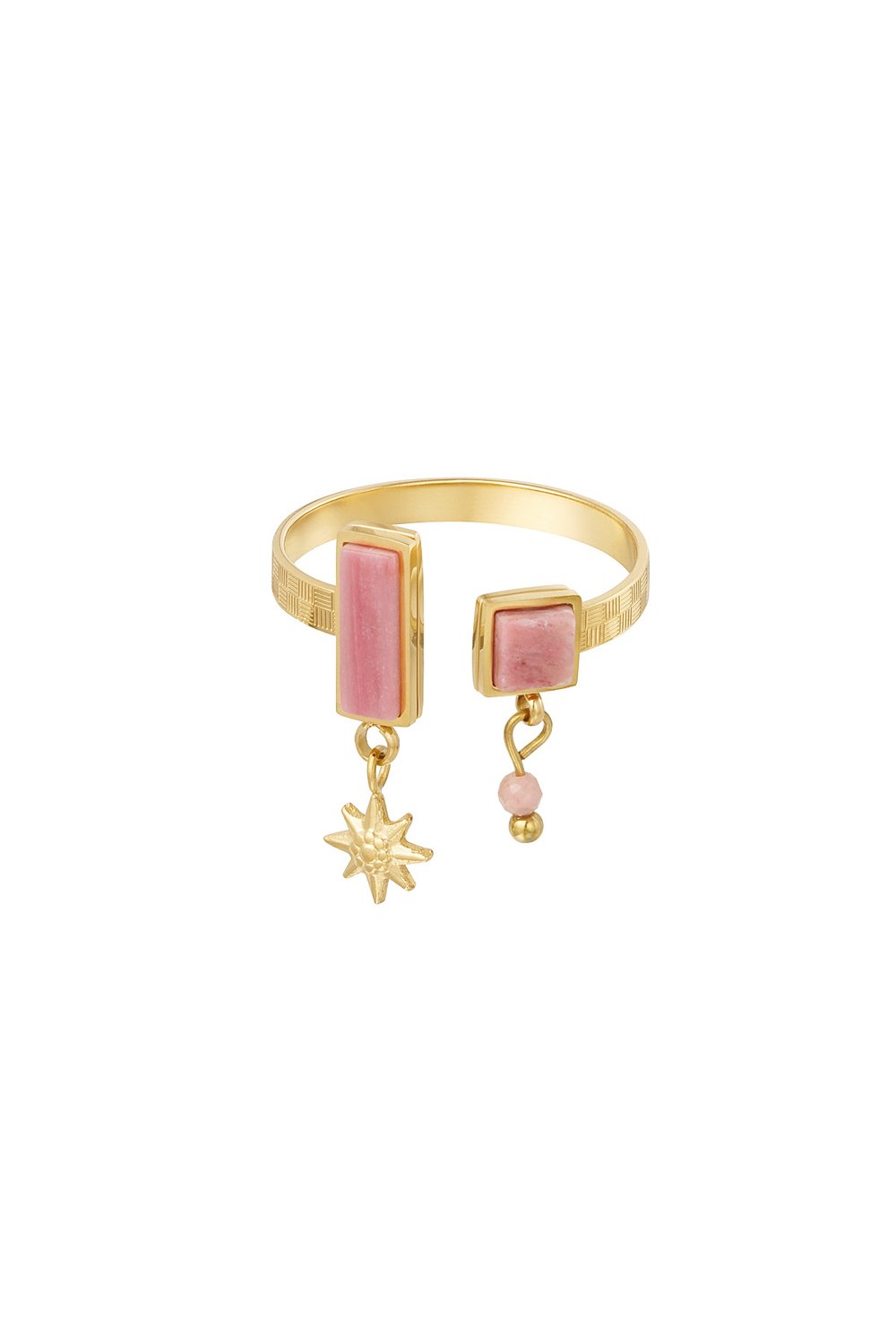 Edelstahl Ring Luna
