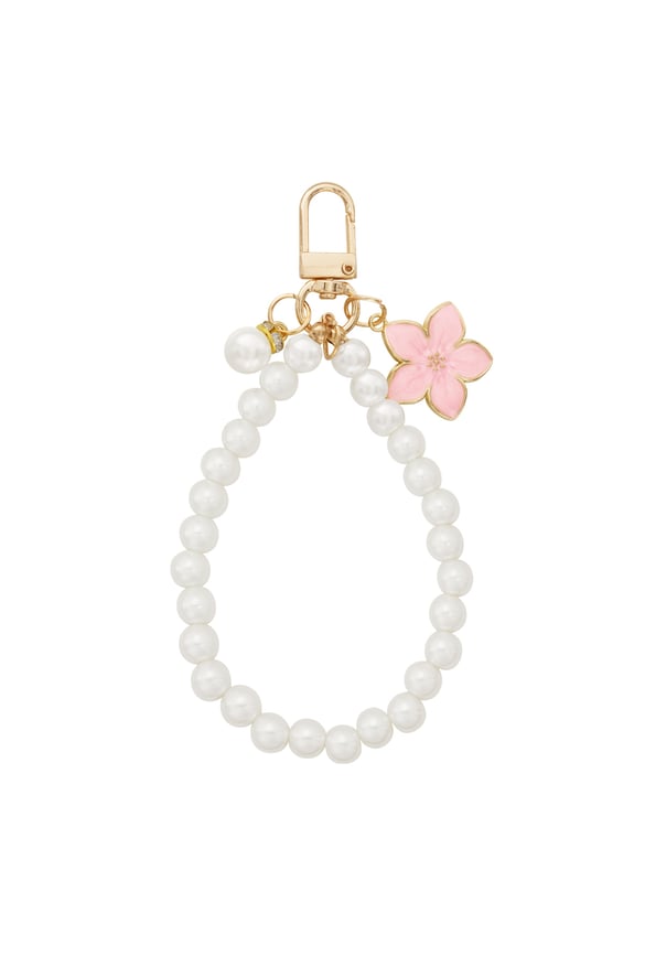 Keychain Taschenanhänger Pearl & Flower