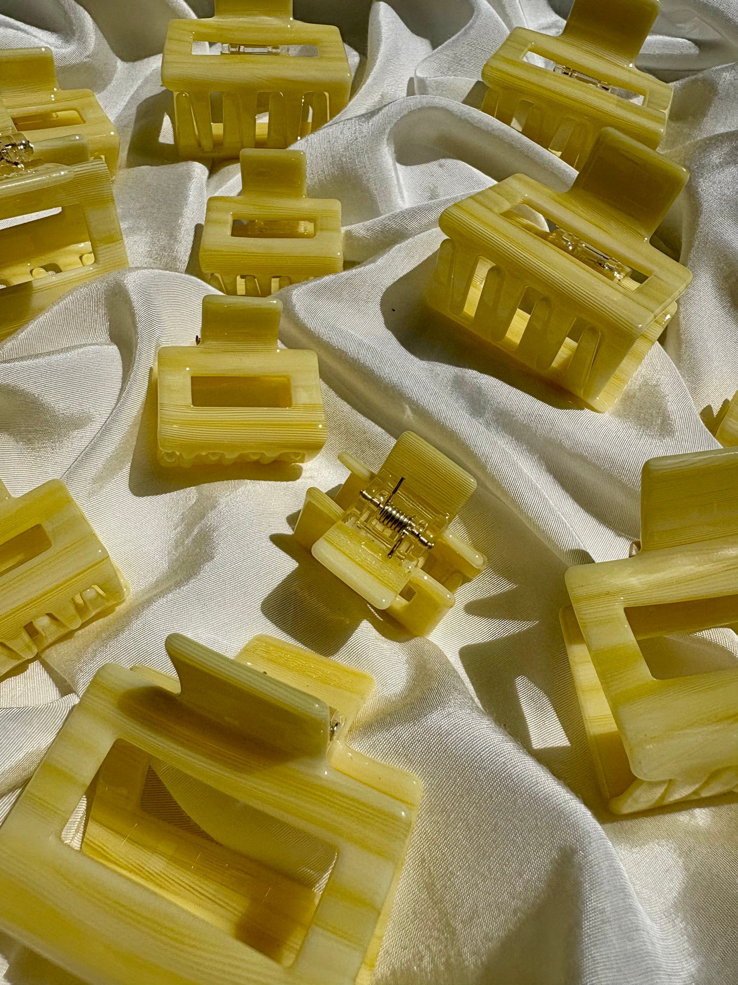 Haarspange Pastellgelb