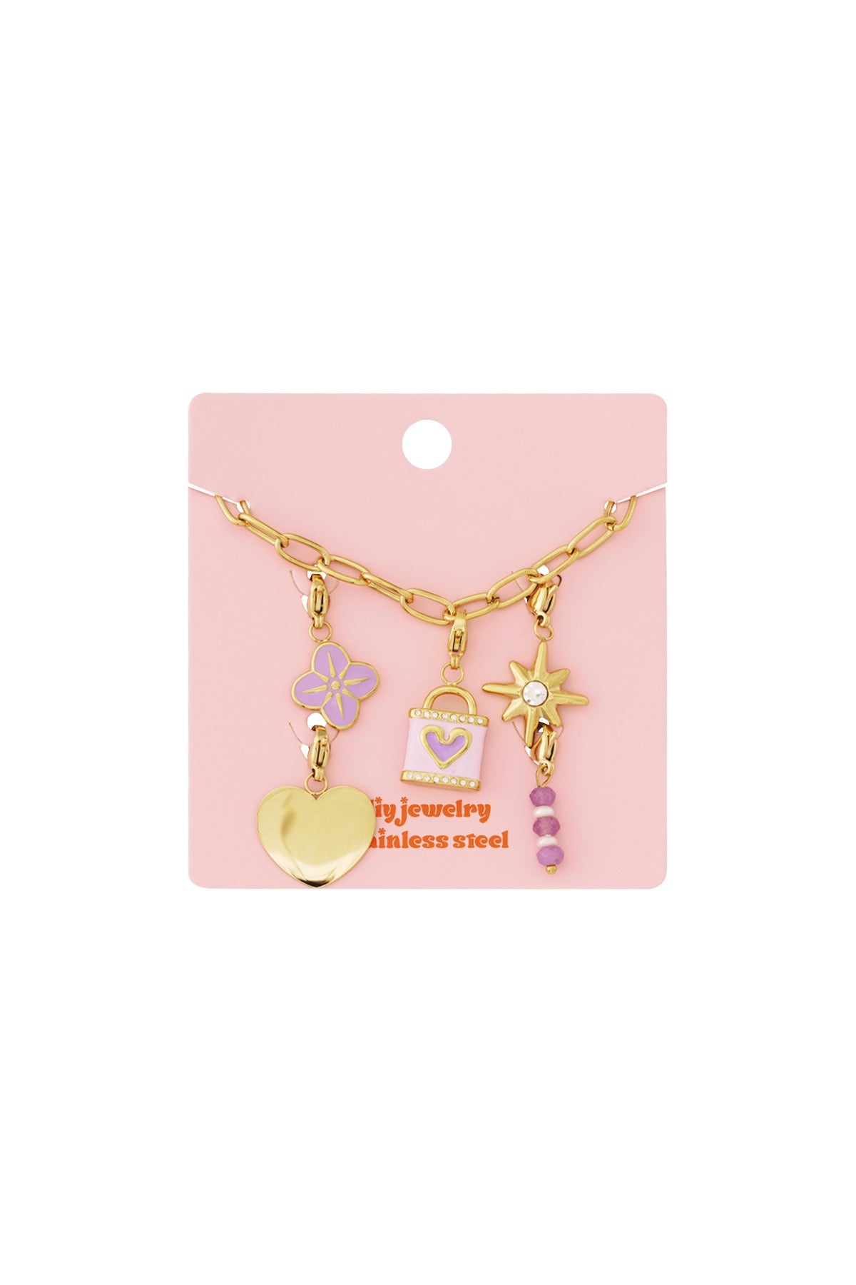 Charm Armband DIY Schloss