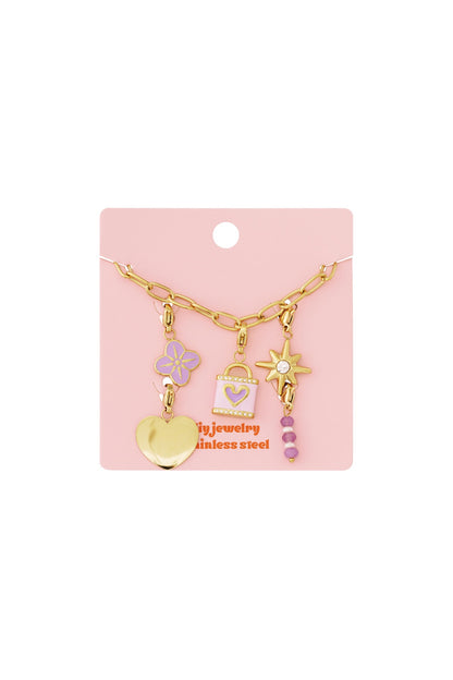 Charm Armband DIY Schloss