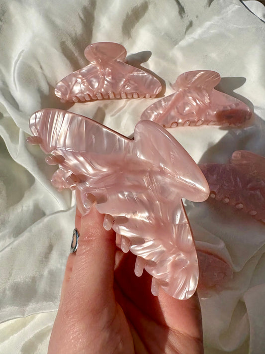 Haarspange Moon Rose