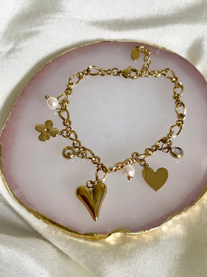 Edelstahl Armband Love Mix
