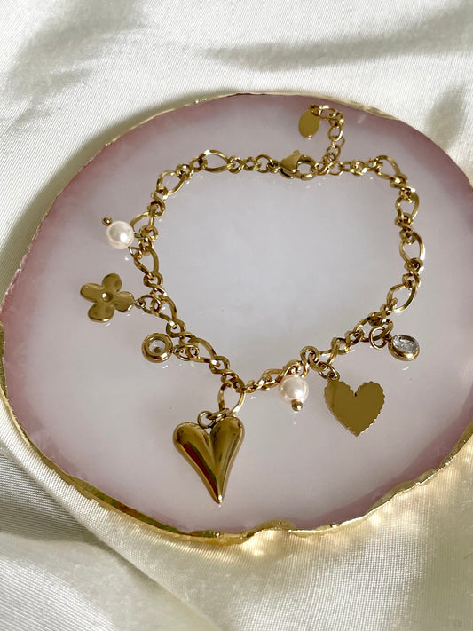 Edelstahl Armband Love Mix