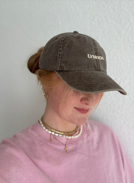 Vintage Cap - Lymoda Braun Beige