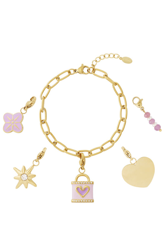 Charm Armband DIY Schloss